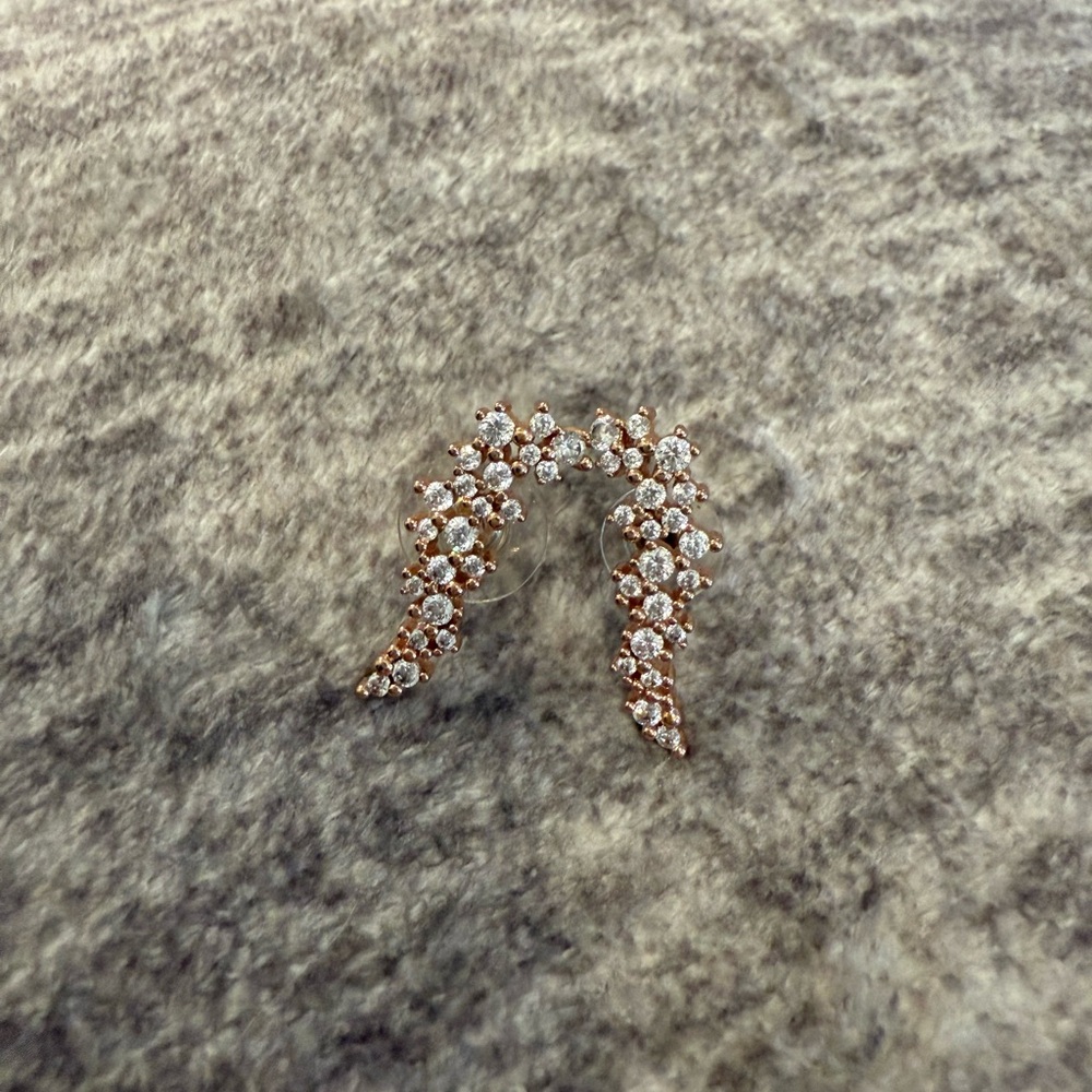 Kendra Scott Gold and Silver Crystal Earrings